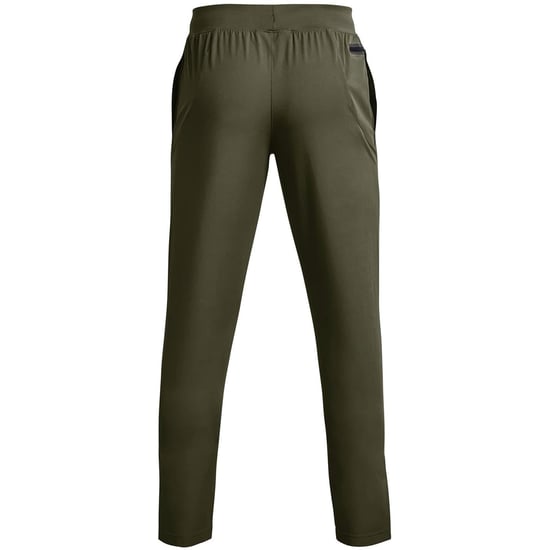 Men's Under Armour Unstoppable Tapered Jogging Bottoms in Green - Image 2
