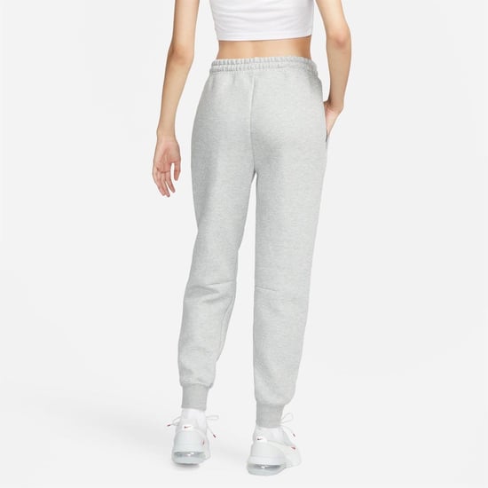 Women's Nike Sportswear Tech Fleece Mid Rise Joggers in Grey - Image 2
