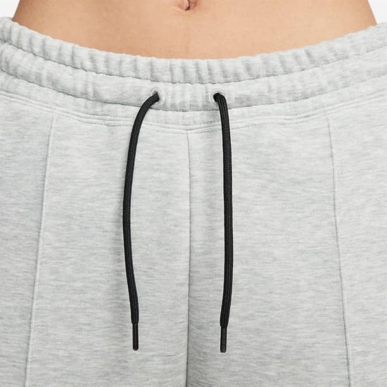 Women's Nike Sportswear Tech Fleece Mid Rise Joggers in Grey - Image 3