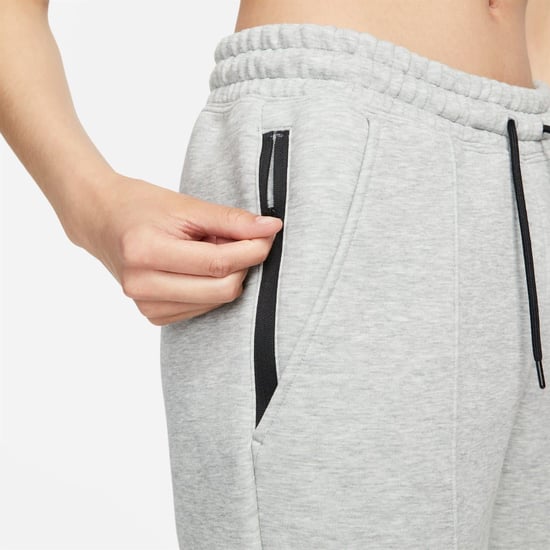 Women's Nike Sportswear Tech Fleece Mid Rise Joggers in Grey - Image 5