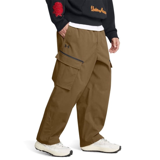 Men's Under Armour Utility Cargo Joggers in Brown - Image 3