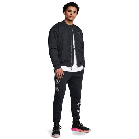 Men's Under Armour Icon Graphic Print Joggers in Black - Image 4