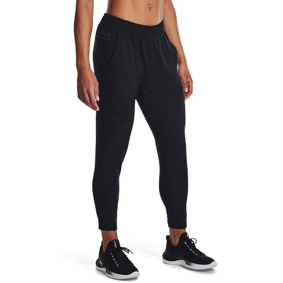Women's Under Armour Unstoppable Hybrid Closed Hem Joggers in Black - Image 3