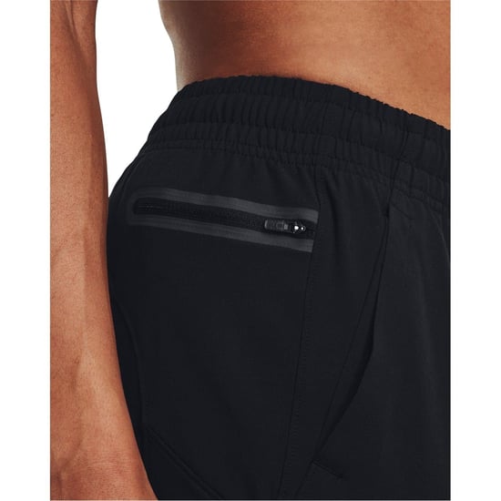 Women's Under Armour Unstoppable Hybrid Closed Hem Joggers in Black - Image 6
