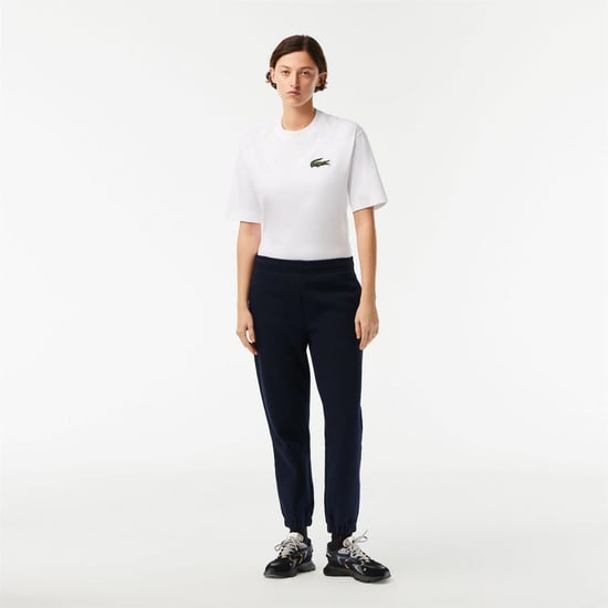 Women's Lacoste Tsuit Trousers in Navy Blue - Image 2
