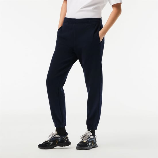 Women's Lacoste Tsuit Trousers in Navy Blue - Image 3