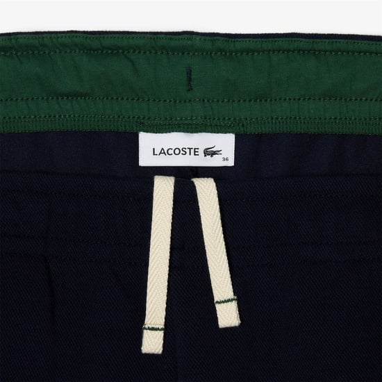Women's Lacoste Tsuit Trousers in Navy Blue - Image 6