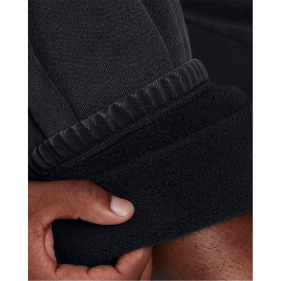 Men's Under Armour Icon Closed Hem Fleece Joggers in Black - Image 5