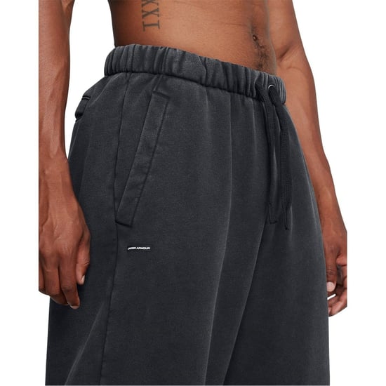 Men's Under Armour Icon Closed Hem Fleece Joggers in Black - Image 6