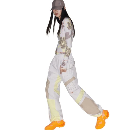 Women's adidas Woven Color Block Wide Leg Track Pants in Grey - Image 2