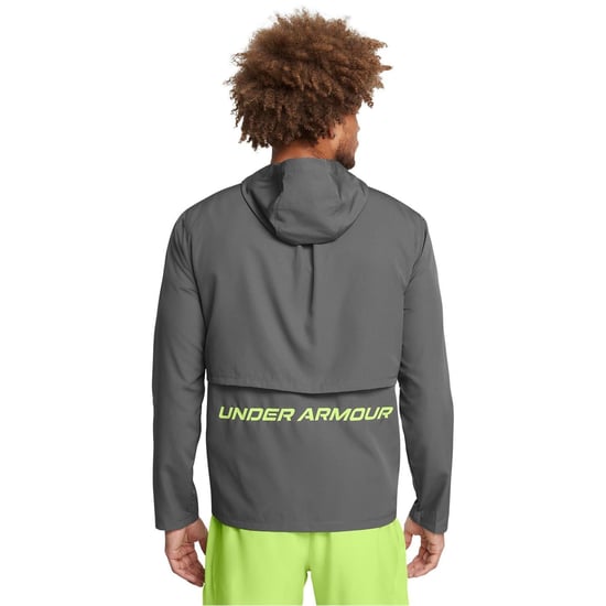 Men's Under Armour Storm Run Water And Wind Resistant Performance Running Jacket in .Gray - Image 3