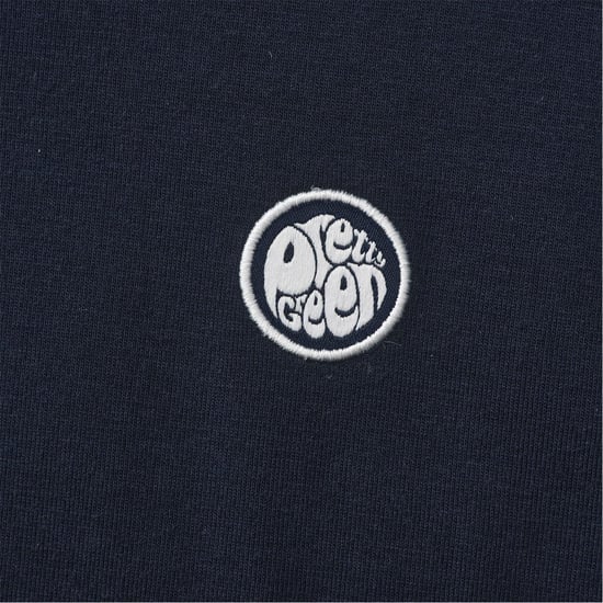Men's Pretty Green Regular Fit Crew Neck T-Shirt in Navy - Image 4