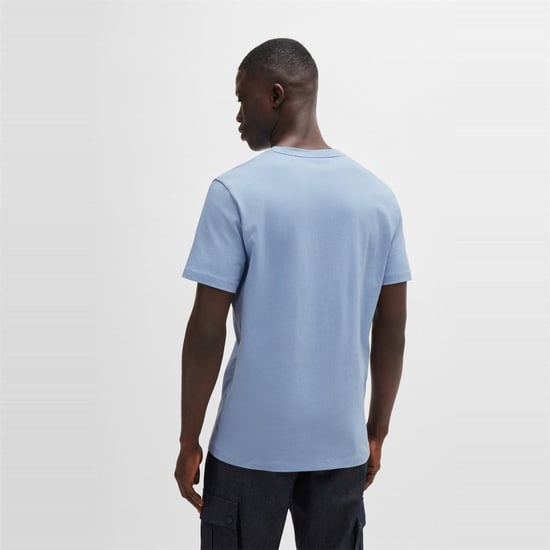 Men's Boss Hbo Tales T-Shirt, Premium Cotton in Sky Blue - Image 2