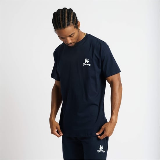 Men's Money Lounger Ape Tee in Navy - Image 1
