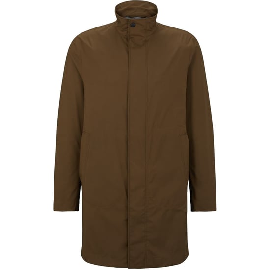 Men's Boss Jared Solid Patterned Over Coat in Open Green - Image 1