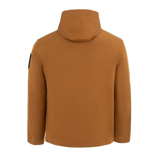 Men's Firetrap Windproof Hooded Long Sleeve Windbreaker in Brown - Image 2