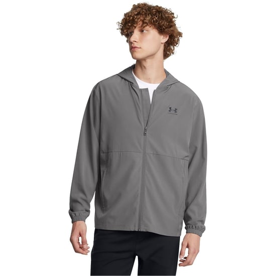 Men's Under Armour Armour Ua Vibe Woven Windbreaker in Gray - Image 3