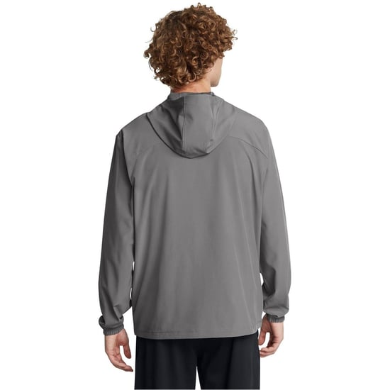 Men's Under Armour Armour Ua Vibe Woven Windbreaker in Gray - Image 4