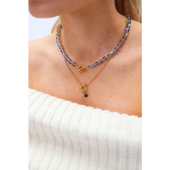 Label Kiki Sk.216.1 grey flame necklace - Image 3