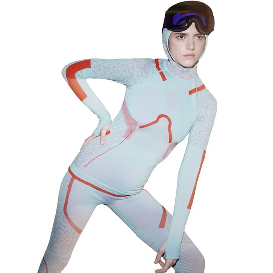 Women's adidas Funnel Neck Raglan Sleeve Tech Sweatshirt in Green - Image 3