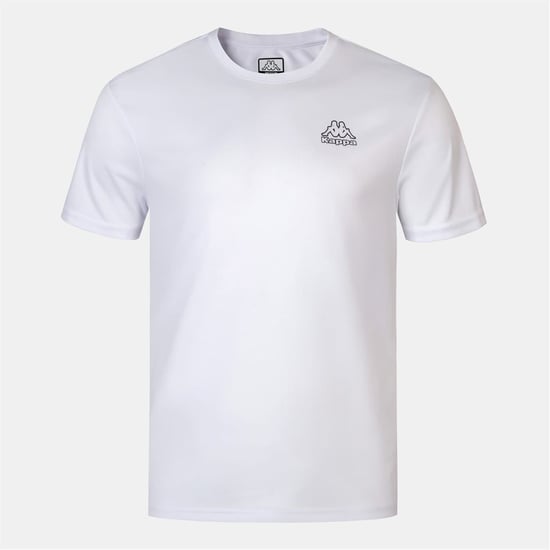 Men's Kappa Quick Dry T-Shirt in White - Image 1