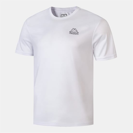 Men's Kappa Quick Dry T-Shirt in White - Image 2