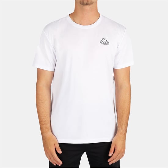 Men's Kappa Quick Dry T-Shirt in White - Image 4