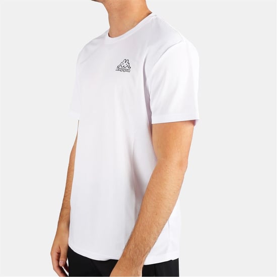 Men's Kappa Quick Dry T-Shirt in White - Image 6