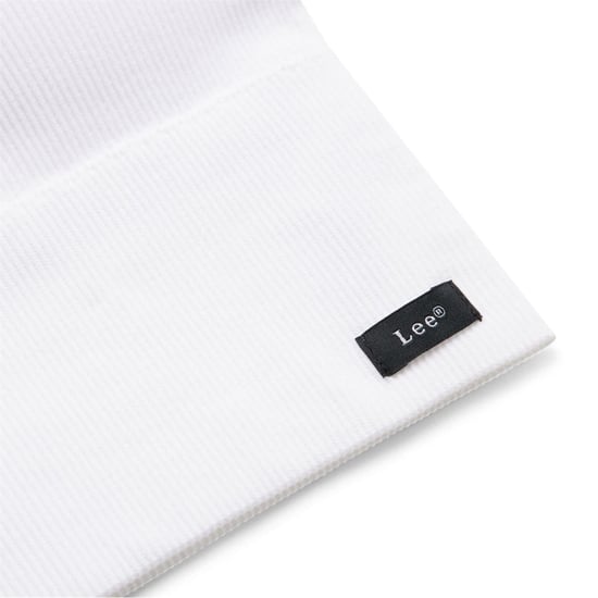 Women's Lee Flora V-Neck Slim Fit Crop Bra in White - Image 4