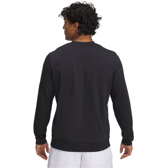 Men's Under Armour Rival Terry Quarter Zip Fleece in Black - Image 2