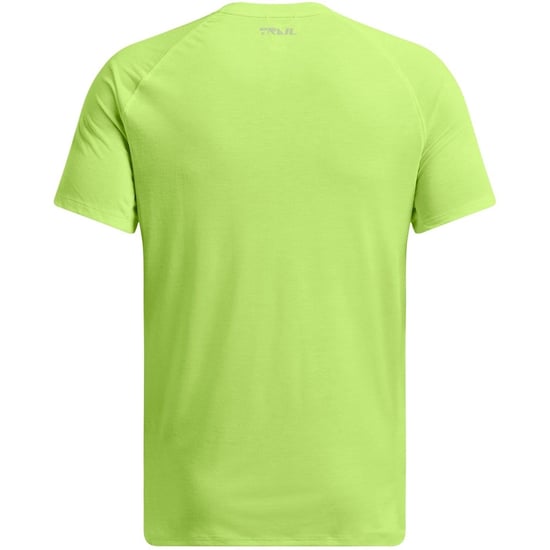 Men's Under Armour Trail Run Raglan Sleeve Competition T-Shirt in Green - Image 5