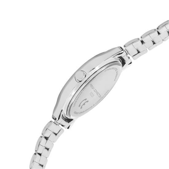 Accessories French Connection Connection Silver Case Round Shape Silver Strap Quartz Watch in Navy Blue - Image 5