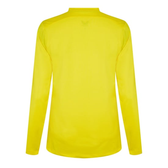 Men's Castore V Neck Long Sleeve Regular Fit T-Shirt in Yellow - Image 2