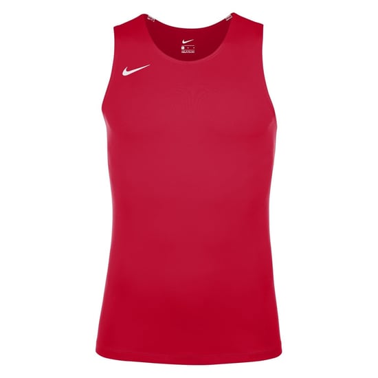Men's Nike Slim Fit Crew Neck Sleeveless Muscle Tank in University Red - Image 1