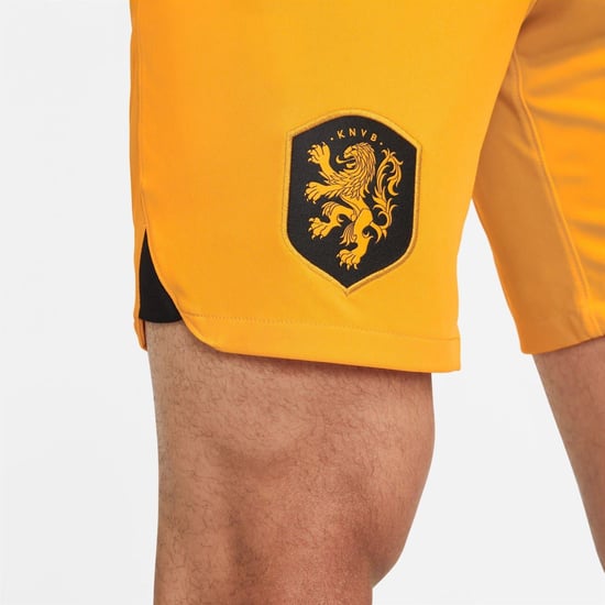 Men's Nike Netherlands 2022 Stadium Home Adults in Orange - Image 3