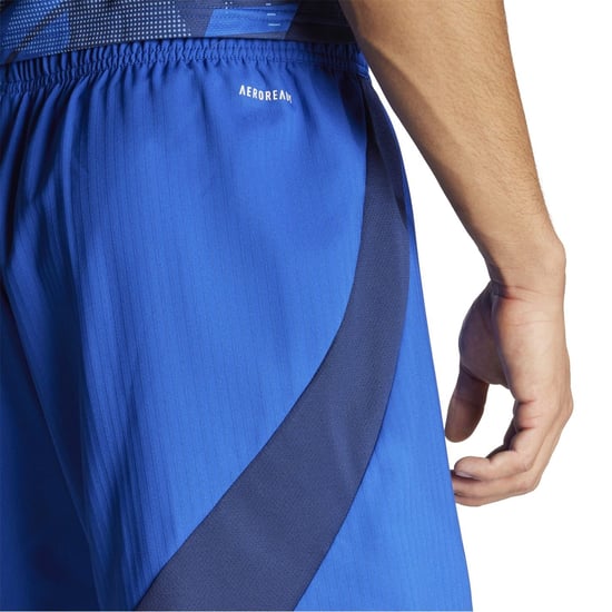 Men's adidas C M Sho Football Shorts in Royal Blue - Image 5