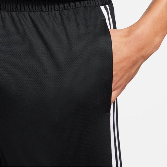 Men's Nike Dna Dri Fit 8 Basketball Shorts in Black/White - Image 6