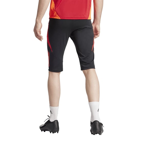 Men's adidas Tiro24 C 1 2pnt Football Shorts in Black/Solar Red - Image 3
