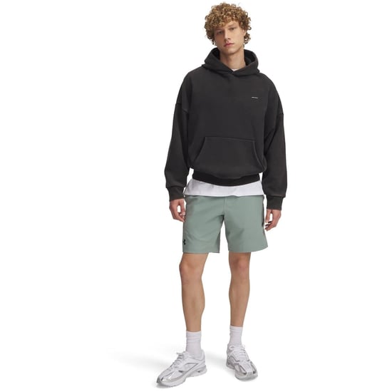 Men's Under Armour Unstoppable Performance Gym Shorts in Green - Image 1