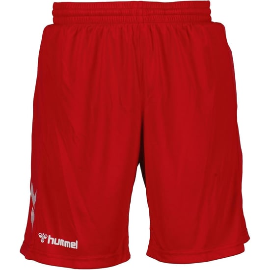 Men's Hummel Soccer Athletic Shorts in True Red - Image 1