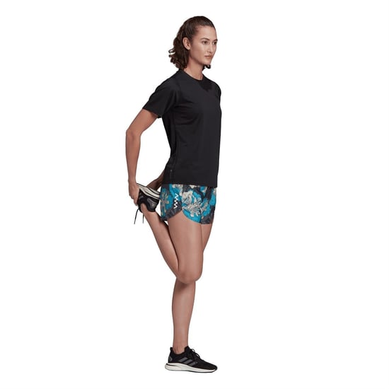 Women's adidas Alla 3in Athletic Shorts in Craft Blue - Image 4