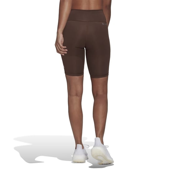 Women's adidas Optime Biking Athletic Shorts in Brown - Image 3