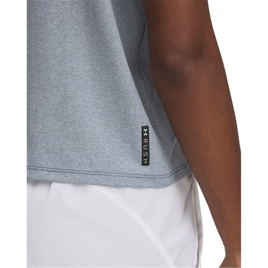 Women's Under Armour Vanish Sleeveless Crew Neck Tank Vest in Gray - Image 3