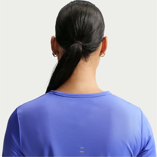 Women's Nike Dri FIT Short Sleeve Running Top in Sapphire - Image 2