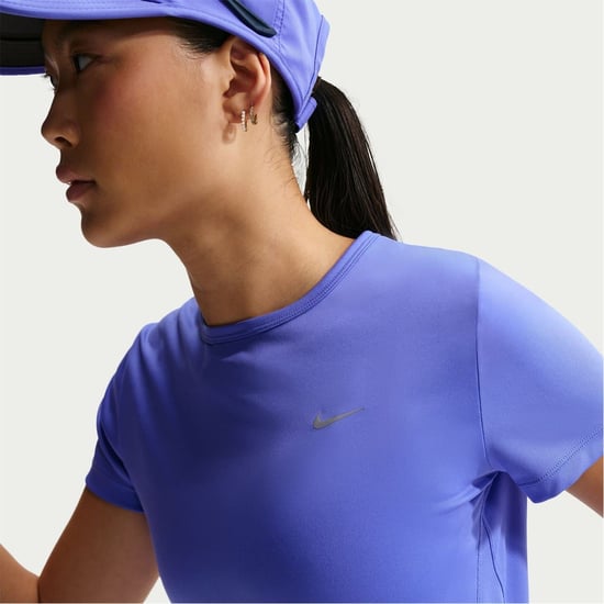 Women's Nike Dri FIT Short Sleeve Running Top in Sapphire - Image 3