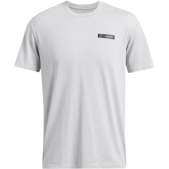 Men's Under Armour Heavyweight Short Sleeve Performance Gym Top in Gray - Image 1