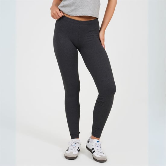 Women's Brave Soul Leggings in Charcoal Marl - Image 1