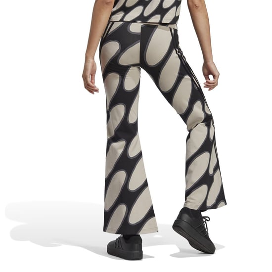 Women's adidas X Marimekko Future Icons Flared Leggings in L Brwn/Bk/Gry - Image 3