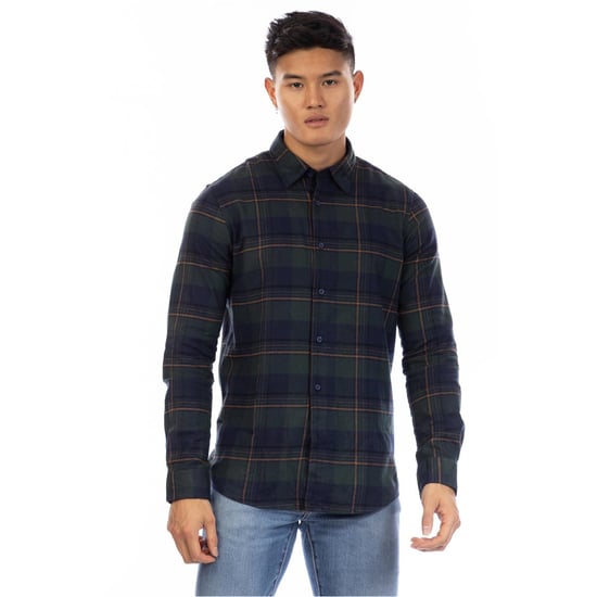 Men's Peter Werth Kidwell Collared Neck Long Sleeve Shirt in Multi - Image 1