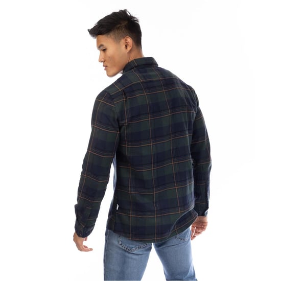 Men's Peter Werth Kidwell Collared Neck Long Sleeve Shirt in Multi - Image 3